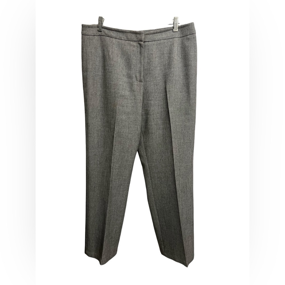 Kasper dark heather gray dress trouser Kate pants size 8